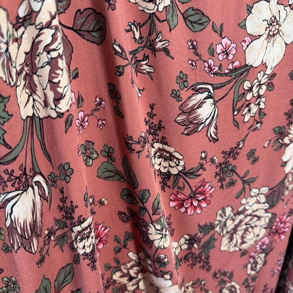 Torrid Ava Cami - Stretch Challis in Floral Rust - Picture 6 of 6